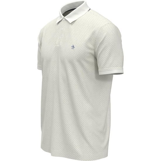 Original Penguin Heren Polka Dot Regular Poloshirt (Helder wit) - Image 3