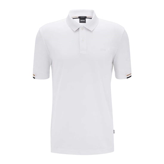 Boss Heren Parlay 147 Poloshirt (Wit) - Image 2