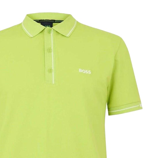 Boss Heren Paule Poloshirt (Helder groen) - Image 2