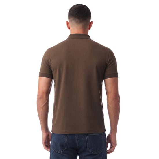 Boss Heren Firenze Katoenen Poloshirt (Bruin) - Image 2