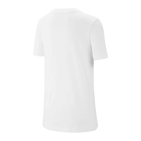Nike Childrens/Kids Sportswear Logo Cotton T-Shirt (White/Black/Red) - Image 3