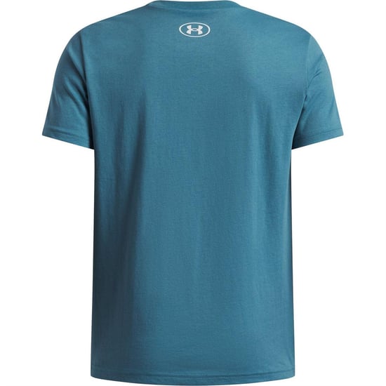 Under Armour Jongens Logo T-shirt met korte mouwen (Blauw) - Image 3