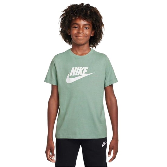 Nike Kinderen/Kinderen Sportswear Logo Katoenen T-Shirt (Groen) - Image 1