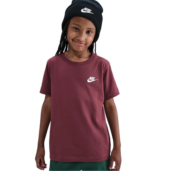 Nike Kinderen Futura Klassiek Logo Regular T-shirt (Bourgondië) - Image 2