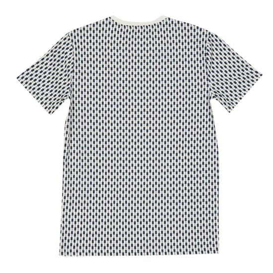 Farah Geborduurd T-shirt met korte mouwen van Geometrisch Jersey voor kinderen/Kinderen (Gebroken wit) - Image 2