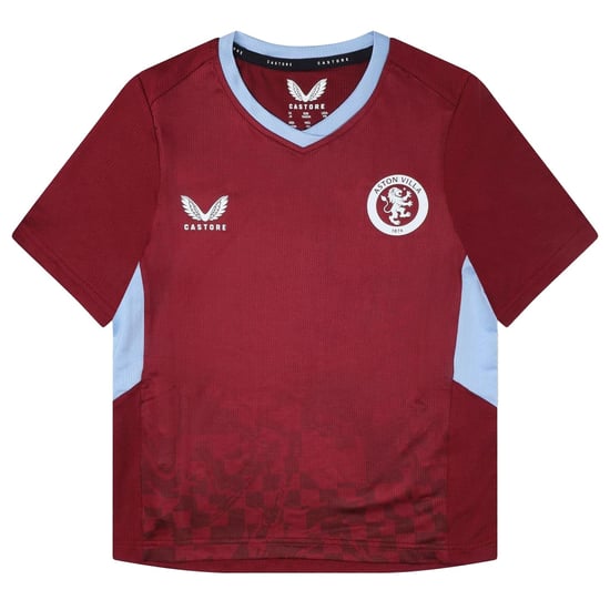Castore Kinder/Kids 22/23 Aston Villa FC Wedstrijd thuistrui (Rood) - Image 1