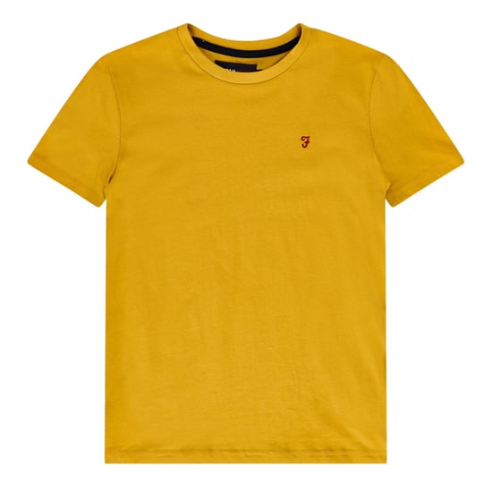 Farah Kinderen/Kinderen Denny Crew Hals T-shirt (Geel) - Image 1