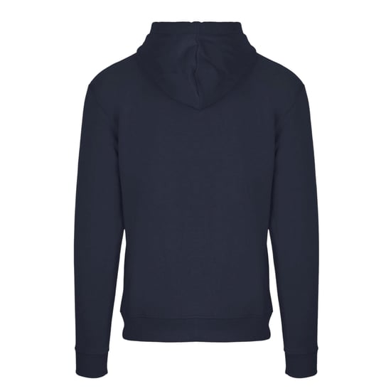 Aquascutum Mens Lettering Hoodie (Navy) - Image 2