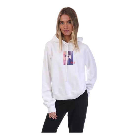 Diesel Reggy Relaxed Fit Hoodie för dam och dam (Vit) - Image 2