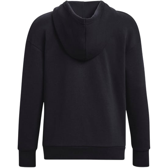 Under Armour Essential Huvtröja med droppärm och hel dragkedja för damer/damer (Svart) - Image 2