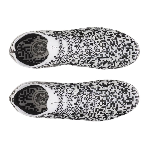 Under Armour Unisex Volwassen Elite Pixelated Firm Ground Voetbalschoenen (Zwart/Wit) - Image 3