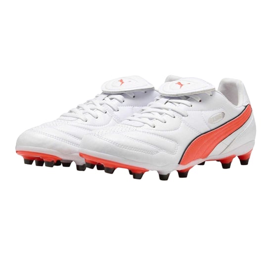 Puma Mens Liga King Firm Ground Football Boots (Puma White) - Image 4
