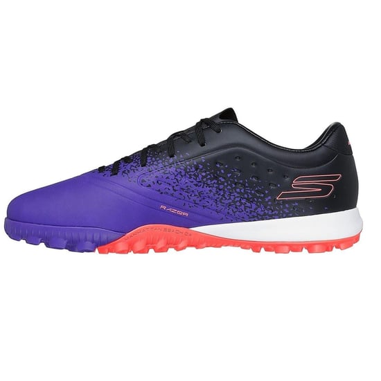 Skechers Heren Razor Snug Fit Kunstgras Voetbalschoenen (Paars/Zwart) - Image 2