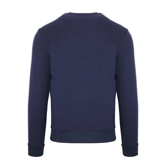 Aquascutum Heren Crew Neck Regular Sweatshirt (Marine) - Image 2