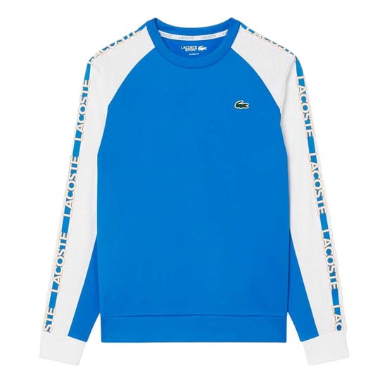 Lacoste Heren-sweatshirt met kleurblokken en strepen (Blauw/Wit) - Image 2