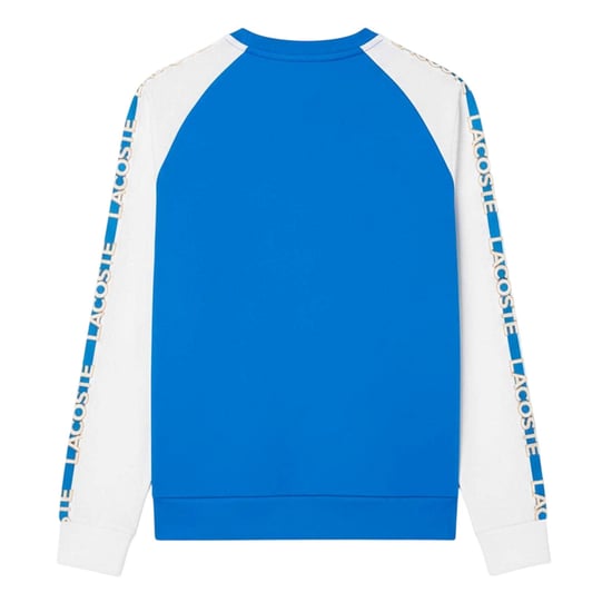 Lacoste Heren-sweatshirt met kleurblokken en strepen (Blauw/Wit) - Image 3