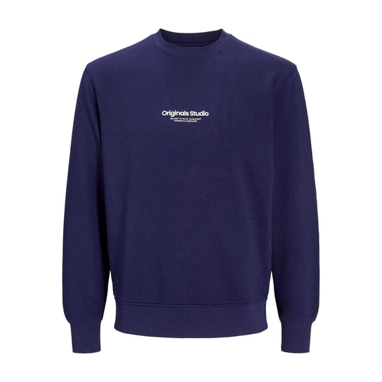 Jack And Jones Sweatshirt med avslappnad passform och rund hals för herrar (Ocean) - Image 2