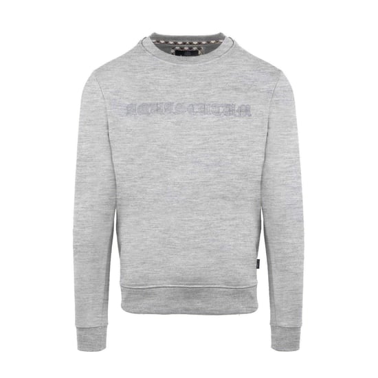 Aquascutum Heren Sweatshirt met geribde kraag (Grijs) - Image 1