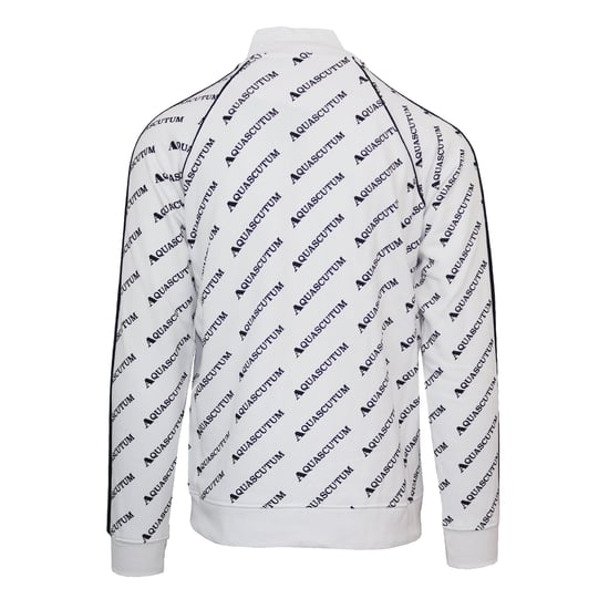 Aquascutum Raglan Track Jacket med hög krage för herrar (Vit) - Image 2