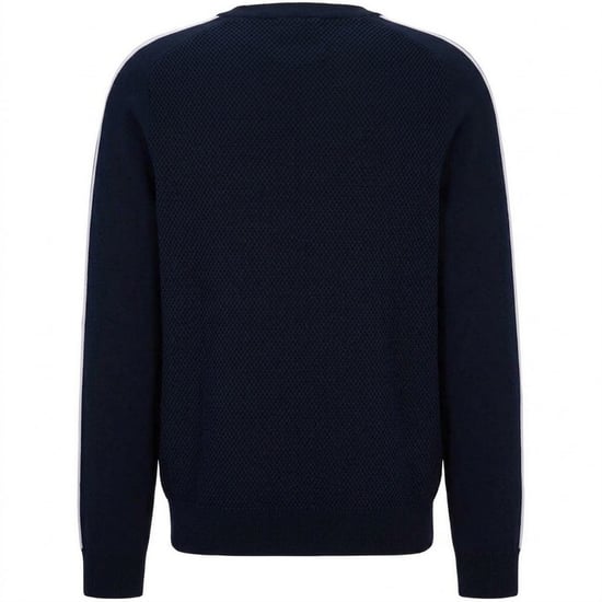 Boss Heren-trui met ronde hals en lange mouwen, normale pasvorm (Donkerblauw) - Image 2