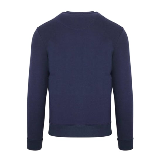 Aquascutum Heren-sweatshirt met ronde hals en lange mouwen met klein logo (Marine) - Image 2