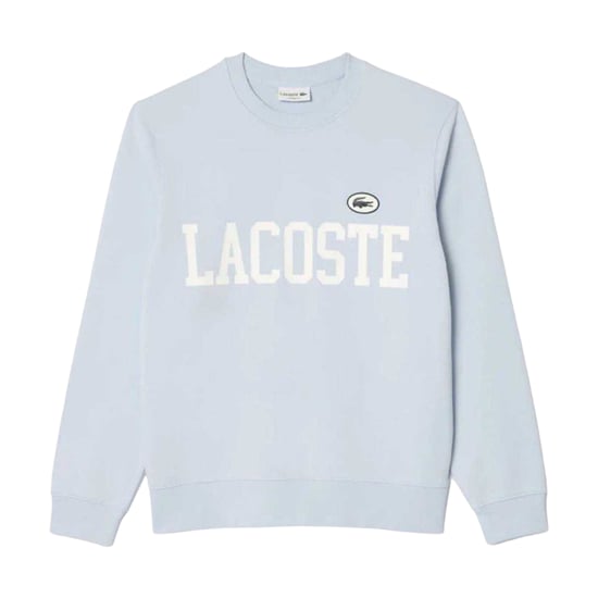 Lacoste Heren-sweatshirt van fleece met flockprint (Blauw) - Image 1