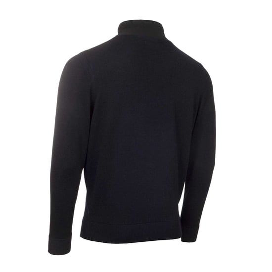 Calvin Klein Heren Geborduurd Logo Raglan Sweatshirt met Ritssluiting (Marine) - Image 2
