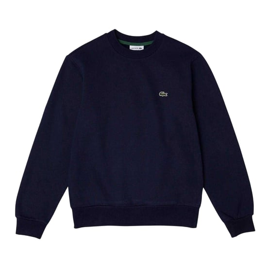 Lacoste Heren Sweatshirt met Geborduurd Logo Fleece Crew Hals (Marine) - Image 2