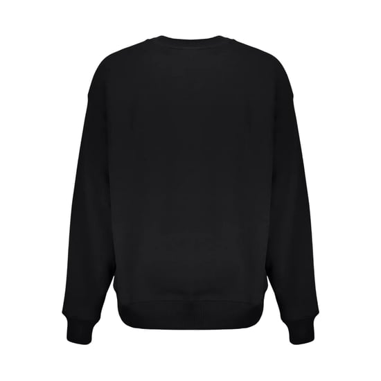 Off White Volwassen uniseks Sweatshirt met Diagonale Streep Oversized (Zwart, Wit) - Image 2