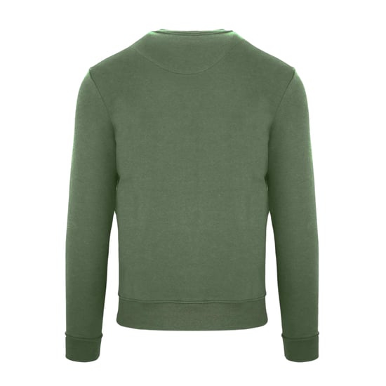 Aquascutum Ribbad Sweatshirt för herrar (Militärt grönt) - Image 2