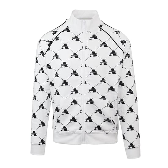 Aquascutum Heren Funnel Neck Raglan Track Jacket (Wit) - Image 1