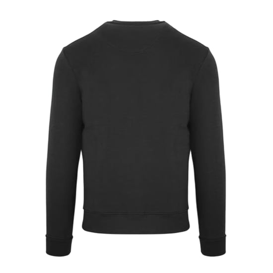 Aquascutum Mens Arched Logo Sweatshirt (Black) - Image 2