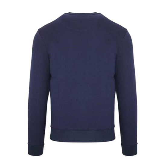Aquascutum Mens Arched Logo Sweatshirt (Navy) - Image 2