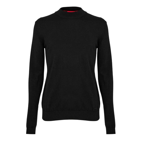 Hugo Boss Mens San Matteo-M Stickad Sweatshirt (Svart) - Image 1