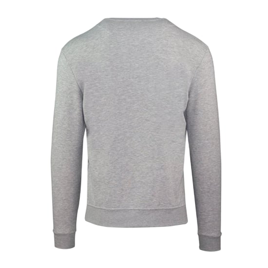 Aquascutum Heren Katoenmix geribbeld kraag Regular Sweatshirt (Grijs) - Image 2