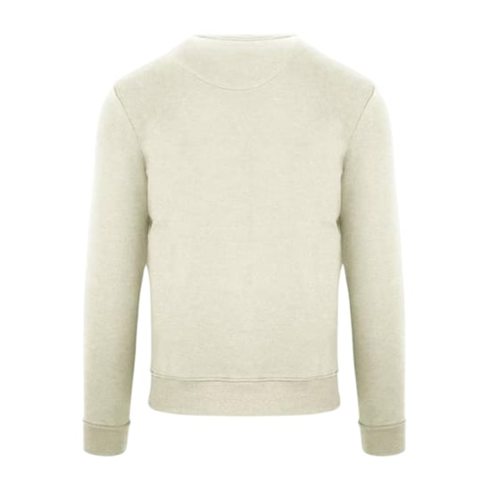 Aquascutum Mens Arched Logo Sweatshirt (Butter) - Image 2