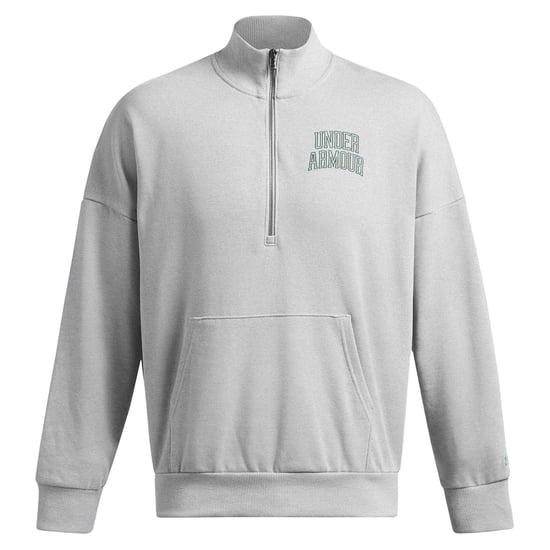 Under Armour Heren Icon Quarter Zip Relaxed Fit Sweatshirt (Grijs) - Image 2
