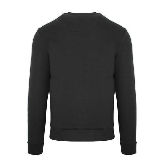 Aquascutum Heren Sweatshirt Geborduurd Logo Katoen (Zwart) - Image 2