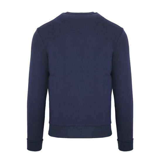 Aquascutum Mens Logo Crew Neck Sweatshirt (Navy) - Image 2