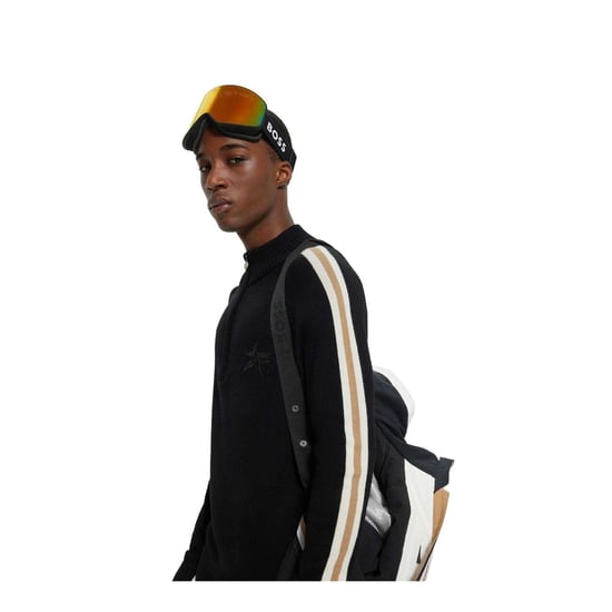 Boss Heren Regular Raglan Trui (Zwart) - Image 4