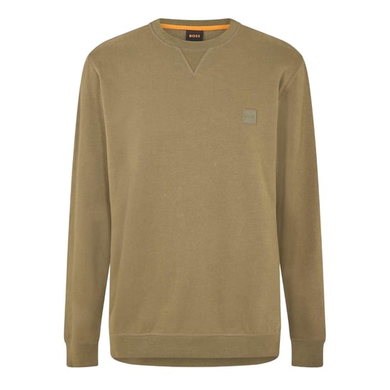 Boss Heren Westart Premium Katoenen Sweatshirt met Crew Hals (Groen) - Image 1