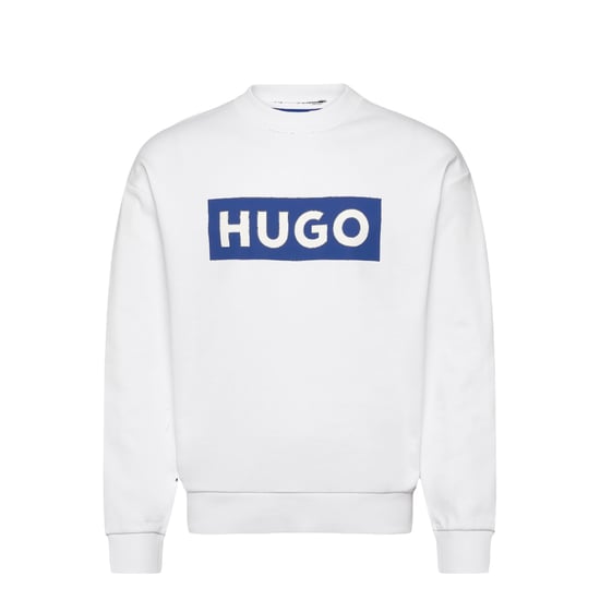 Hugo Heren Sweatshirt met Ronde Hals en Logo (Wit) - Image 1