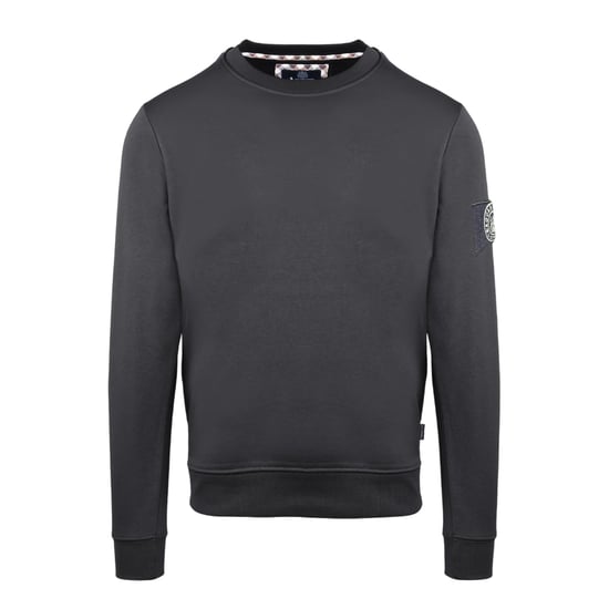 Aquascutum Mens Patch Sweatshirt (Antracite) - Image 1