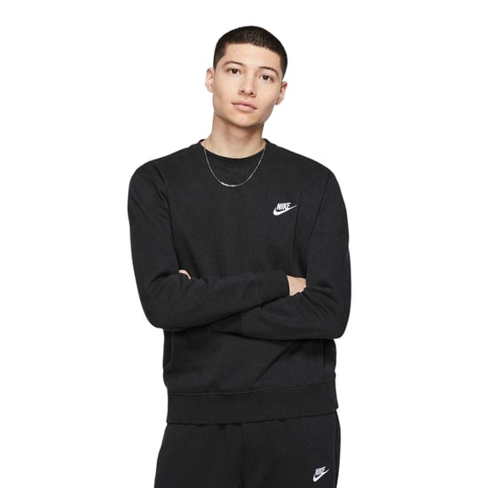Nike Heren sportkleding: Club-fleece-sweatshirt (Zwart, Wit) - Image 3