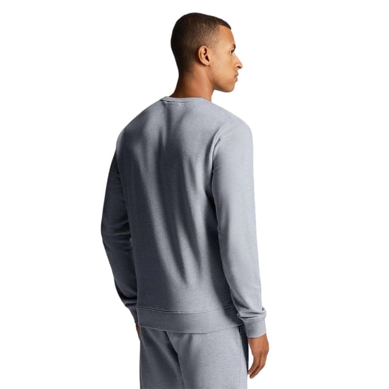 Lyle & Scott Heren Ordinate Logo Katoenen Sweatshirt (Grijs) - Image 3
