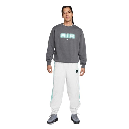Nike Heren Air Crew Neck Relaxed Fit Sweatshirt met lange mouwen (IJzergrijs) - Image 3