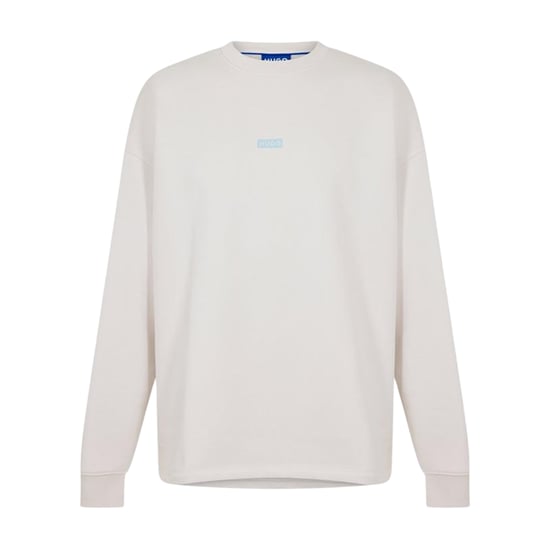 Hugo Heren Naviu Sweatshirt met rugprint (Wit) - Image 1