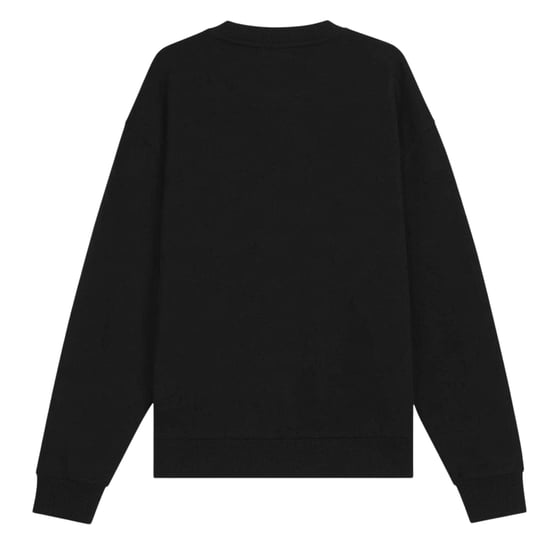Hugo Heren-sweatshirt met logo en verlaagde schouders, normale pasvorm (Zwart) - Image 2