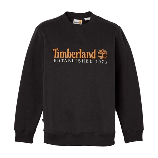 Timberland Heren Sweatshirt Established 1973 Katoenmix (Zwart) - Image 1