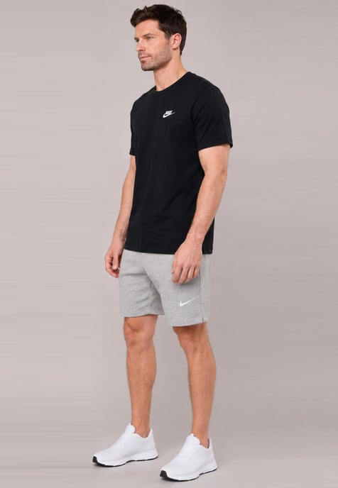 Nike Men's Black T-Shirt & Grey Shorts Set | Casual Sportswear Outfit - Image 3
